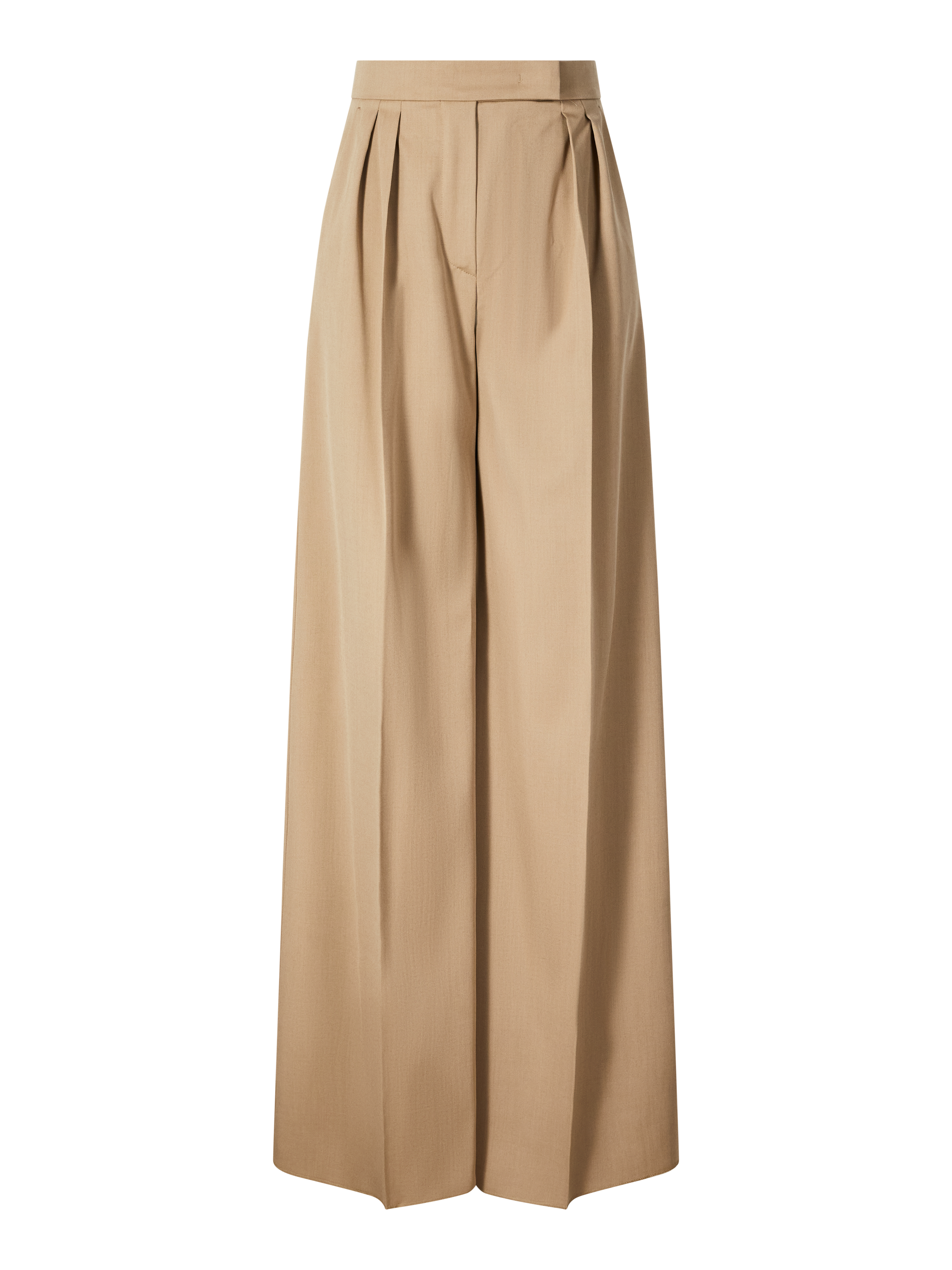 Weite Wollhose 'Quorum' Beige