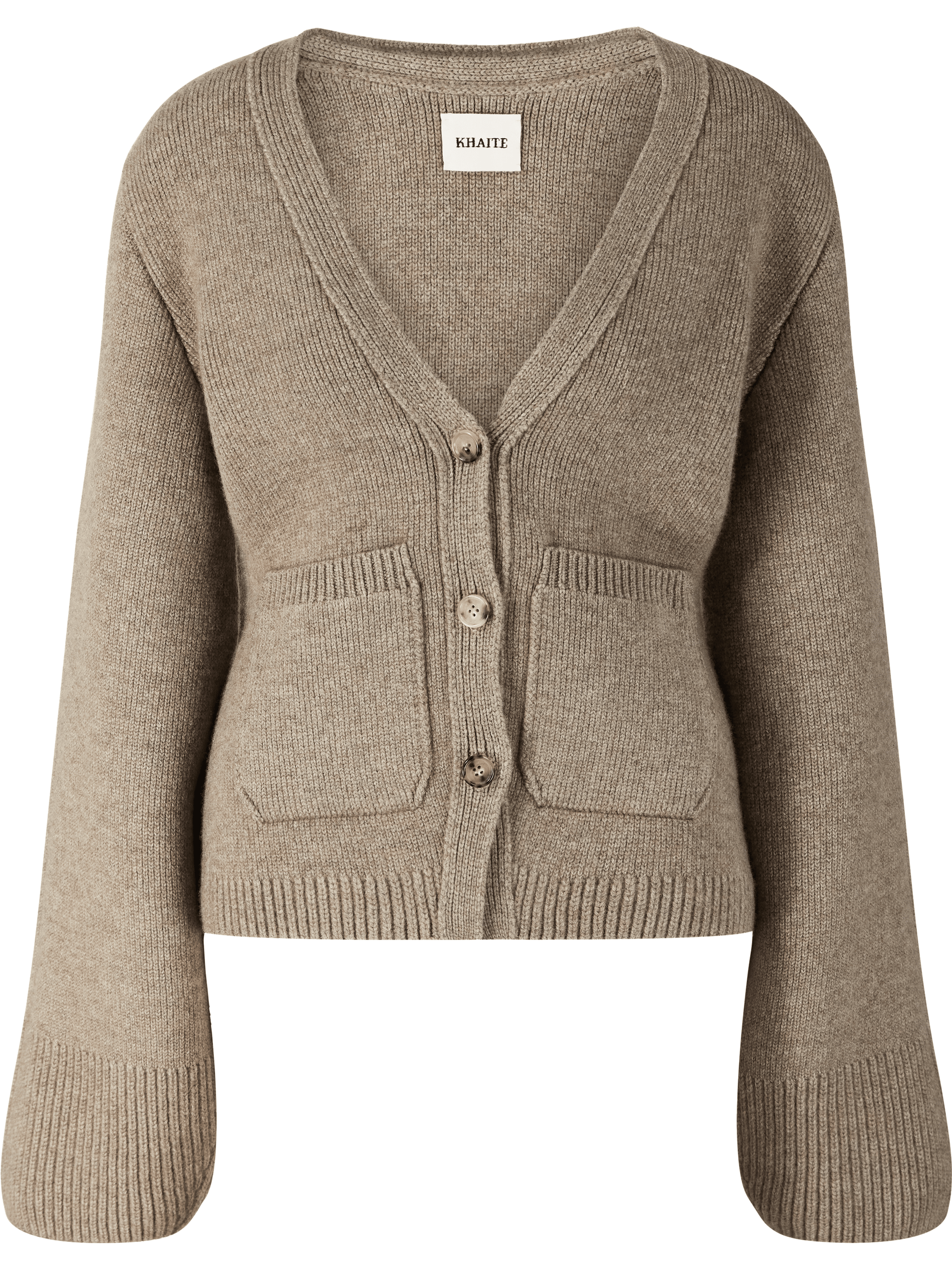 Cashmere-Strickjacke 'Scarlet' Braun
