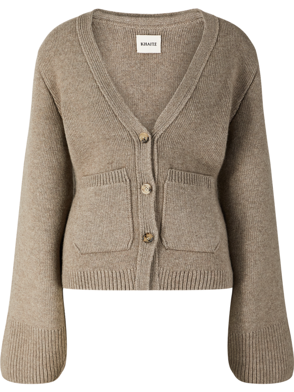 Cashmere-Strickjacke 'Scarlet' Braun