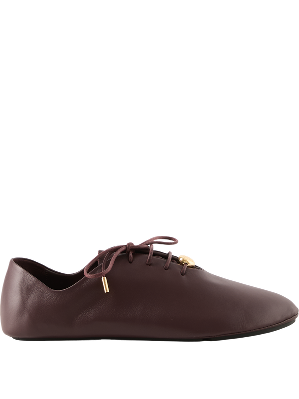 Schnürschuhe 'Pebble Soft Lace-Up' Dark Burgundy
