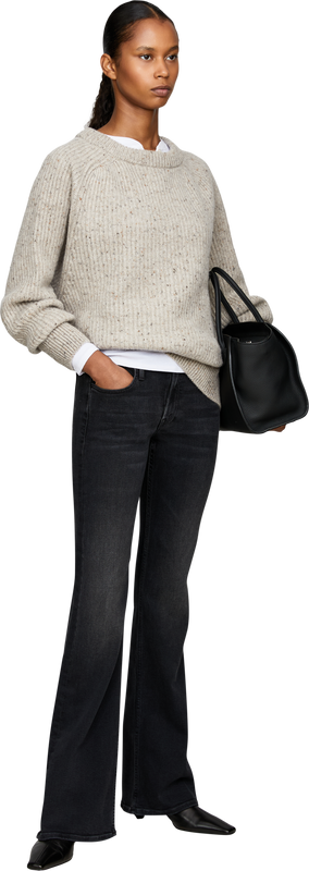 'The Jinx Heel' bootcut jeans black