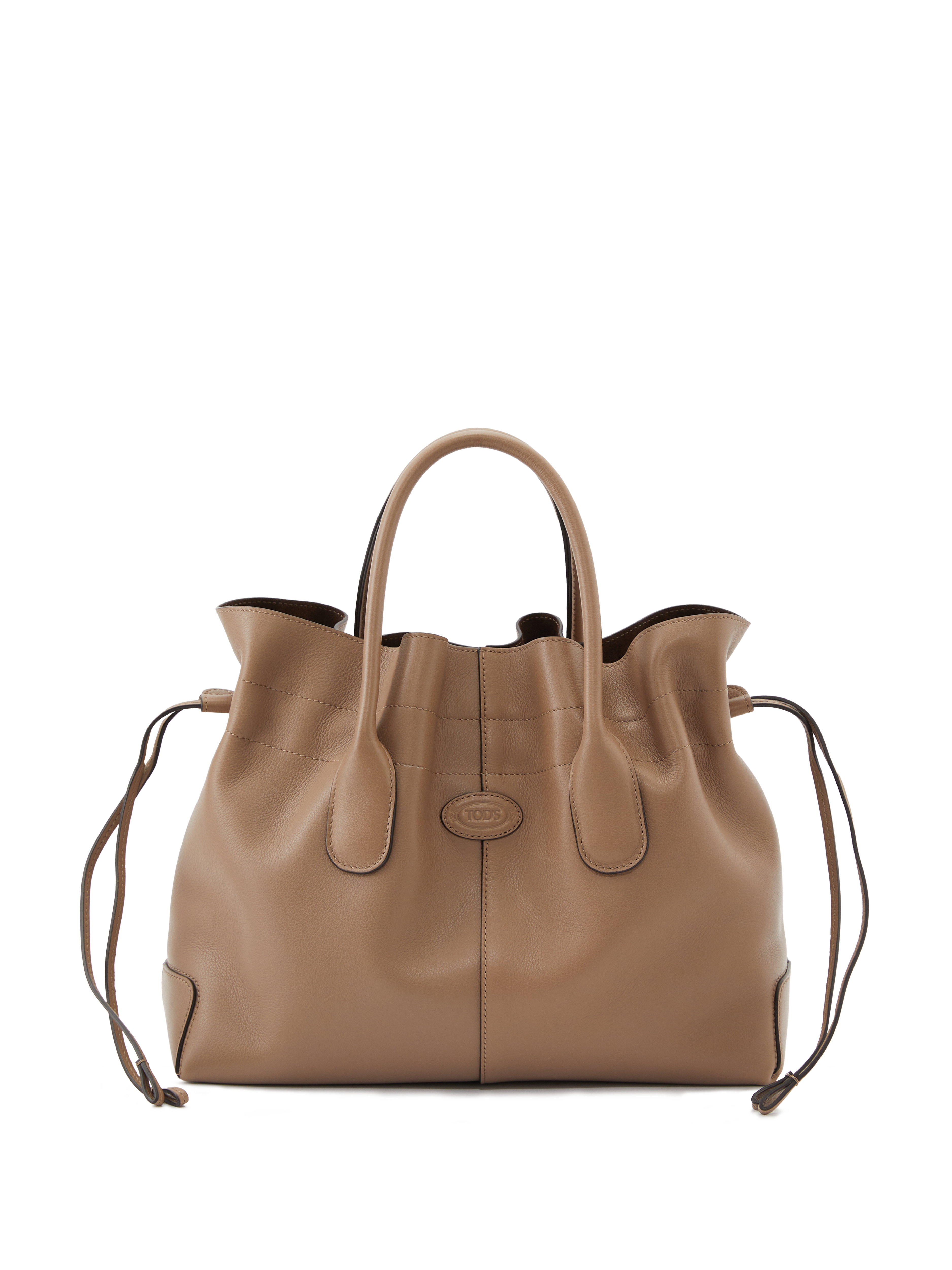 Beuteltasche Beige