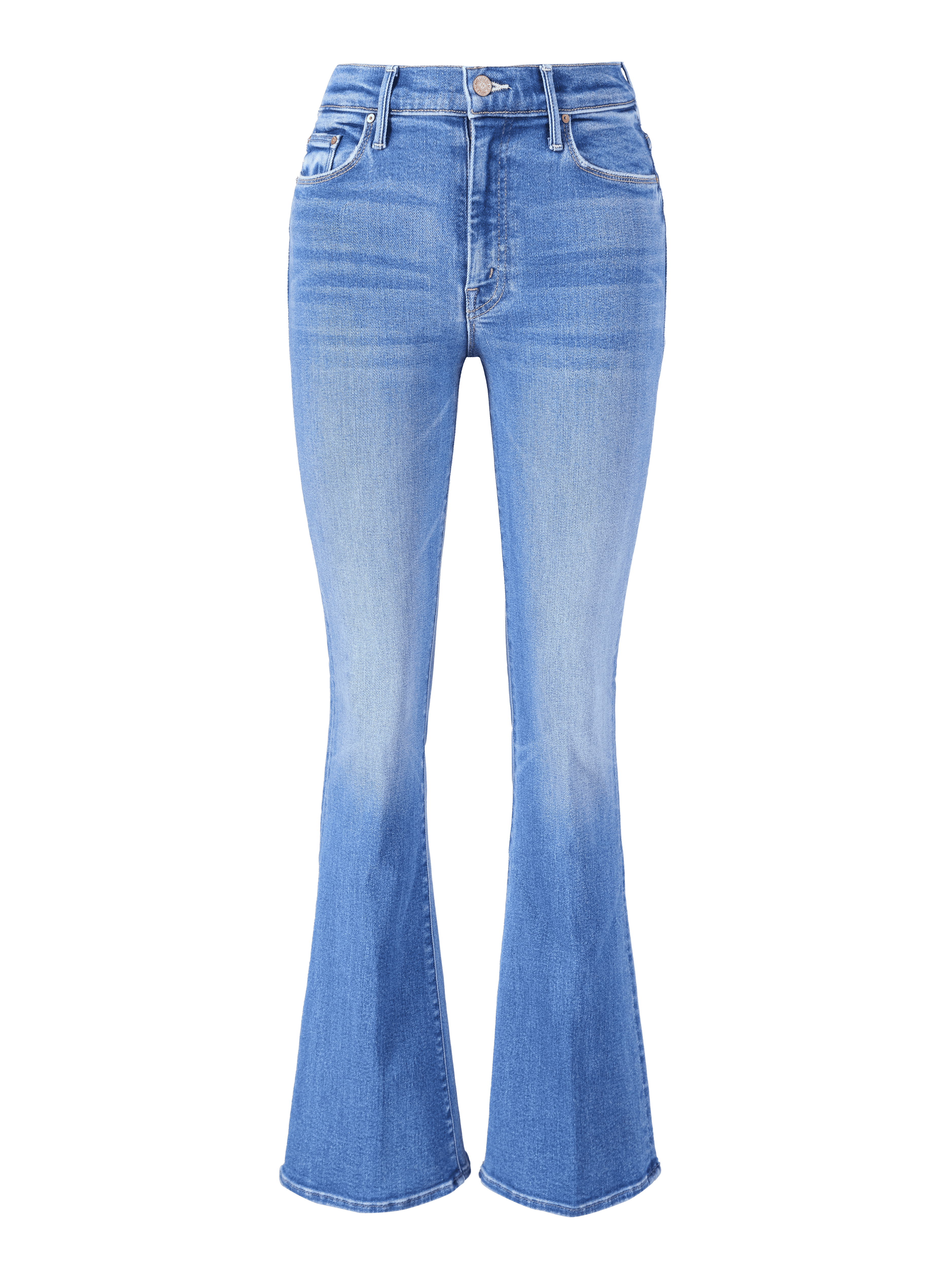 Flared-Leg Jeans 'The Weekender' Mittelblau 