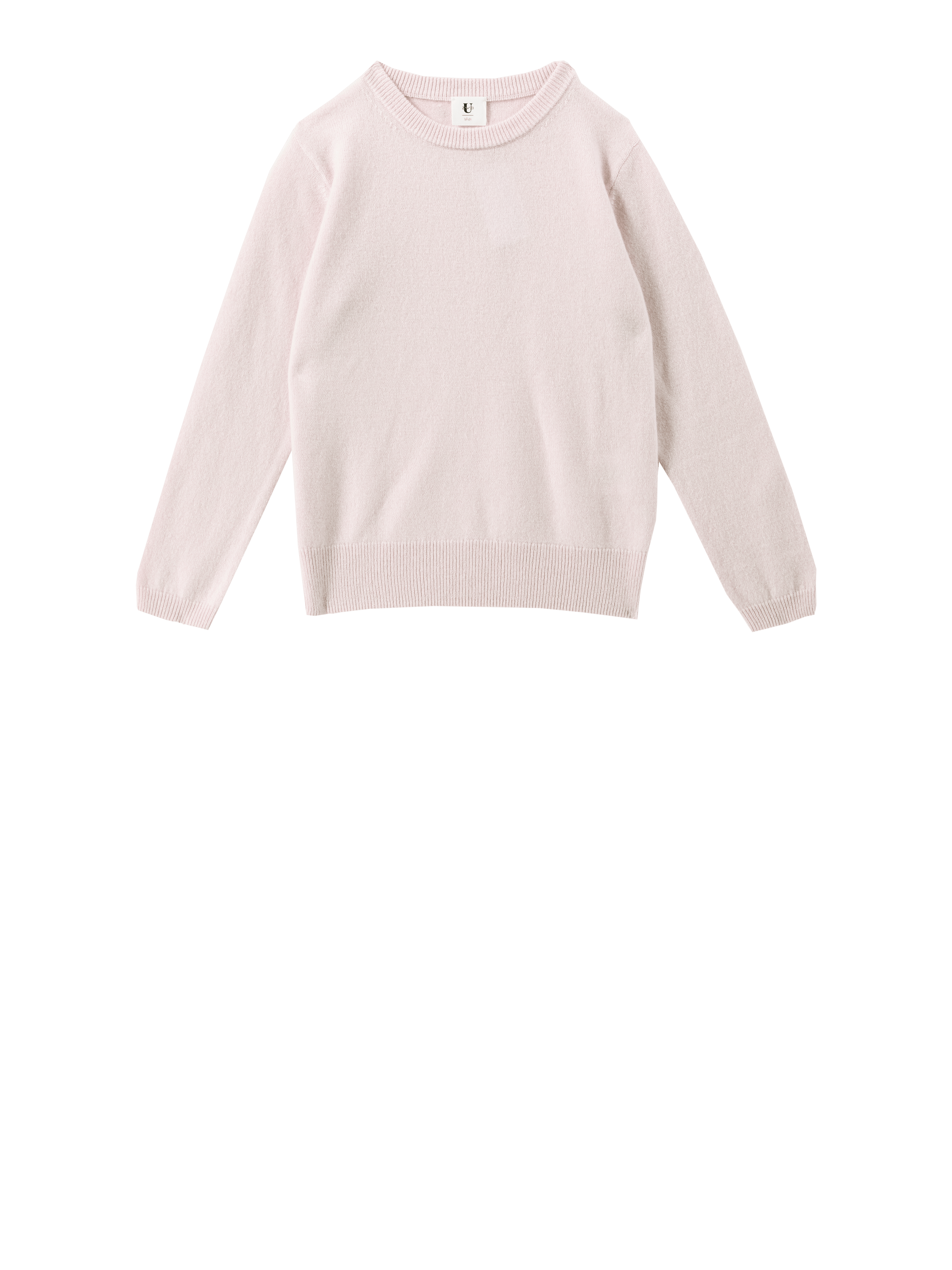 Cashmere-Rundhalspullover Rosa