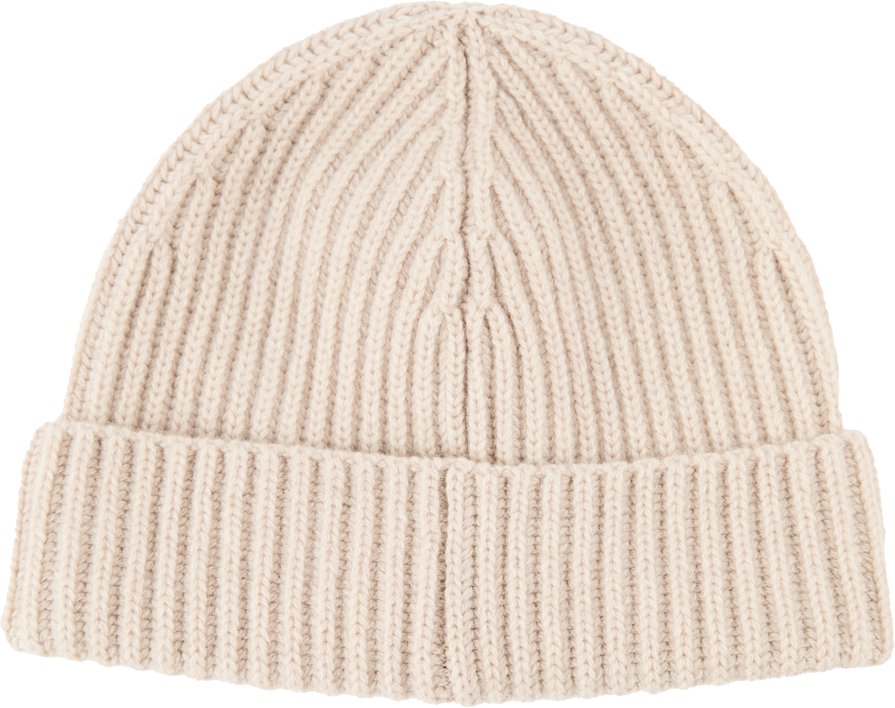 LOEWE Cashmere-Mütze mit Anagram-Patch Beige, Modelansicht – UNGER.DE
