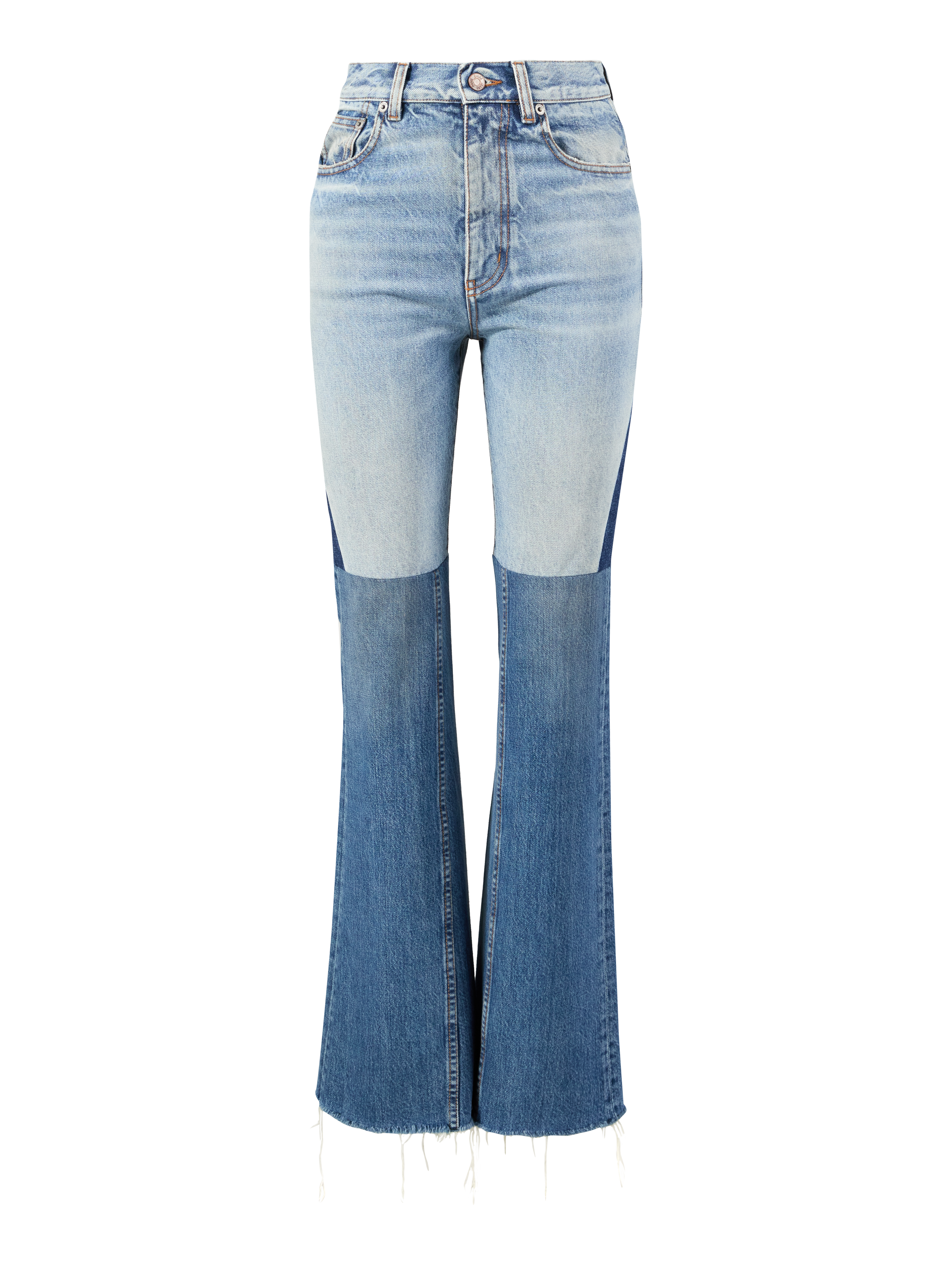 Bootcut Jeans Mittelblau