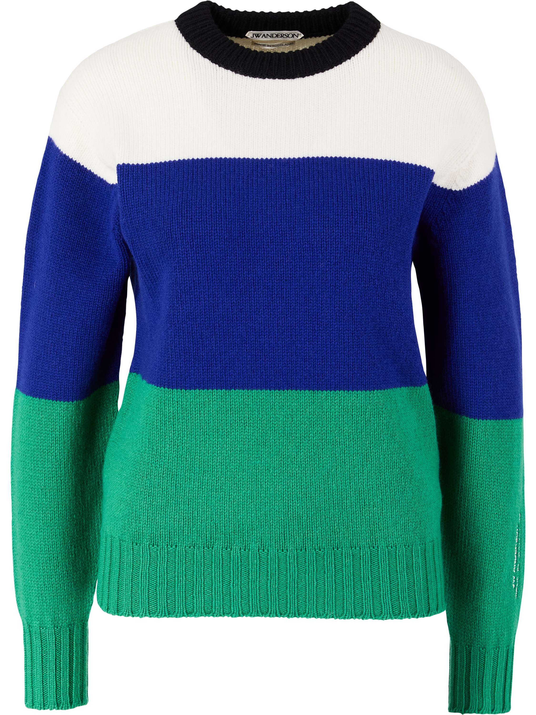 JW Anderson Gestreifter Strickpullover aus Merinowolle Multi, Produktansicht – UNGER.DE