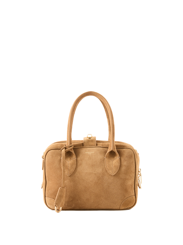 Handtasche 'Vita' aus Leder Camel