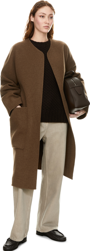 Cashmere-Seidenpullover 'Aurelline' Schokolade