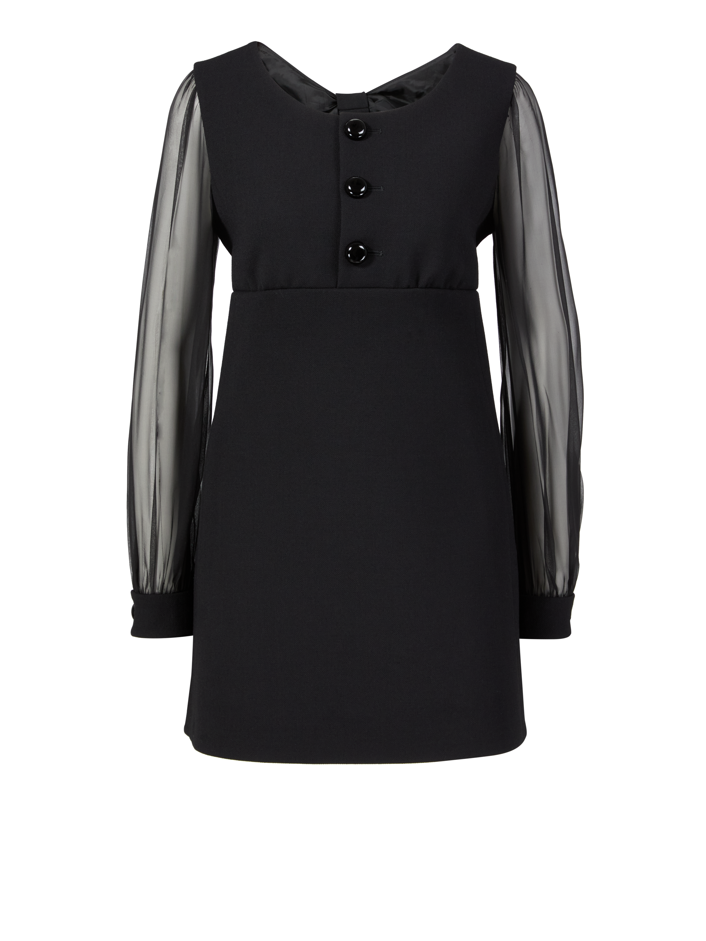 Rückenfreies Minikleid Schwarz