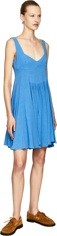 Babydoll-Kleid Indigoblau