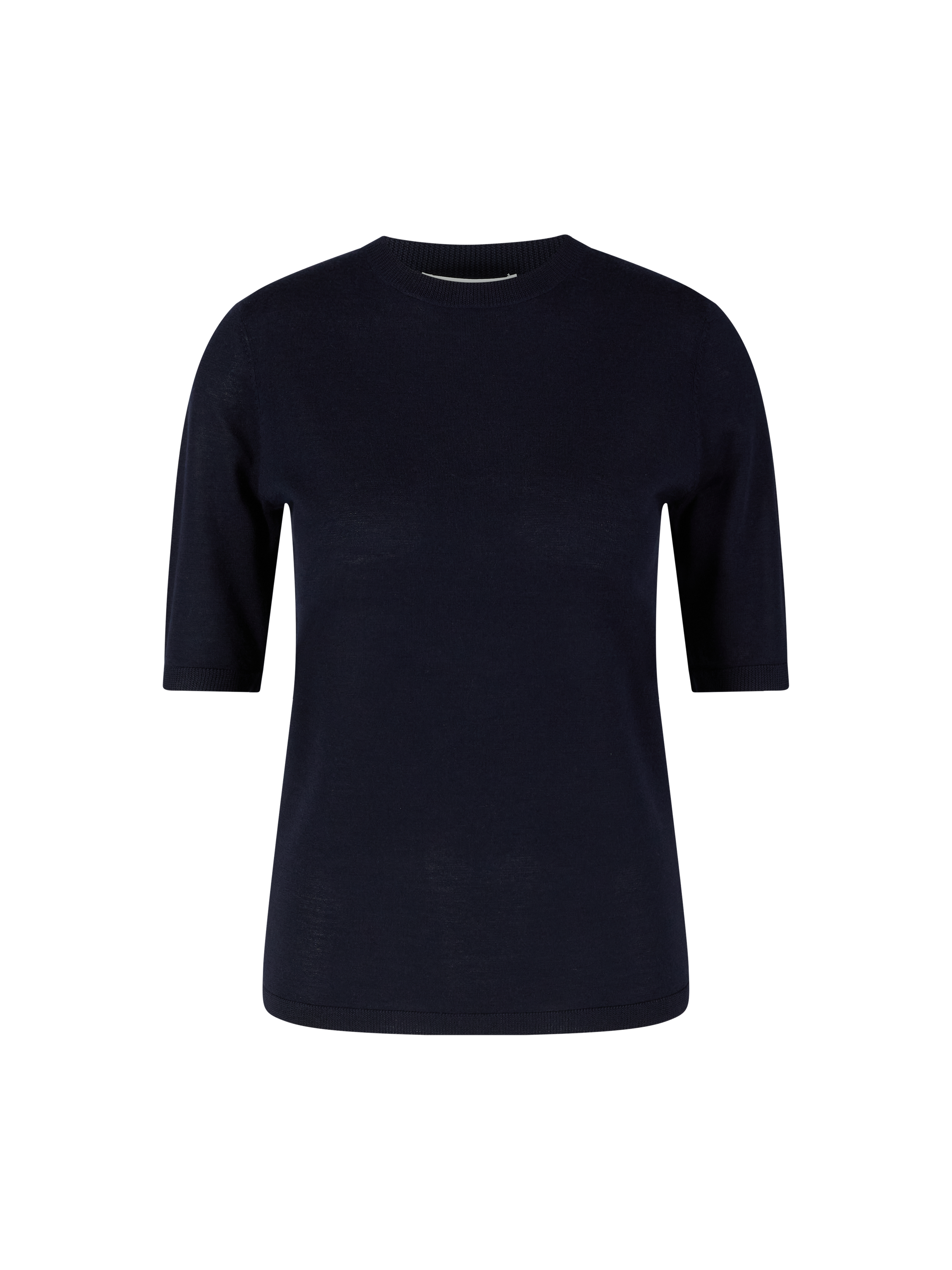 Cashmere-Seidenshirt 'Brunner' Marineblau