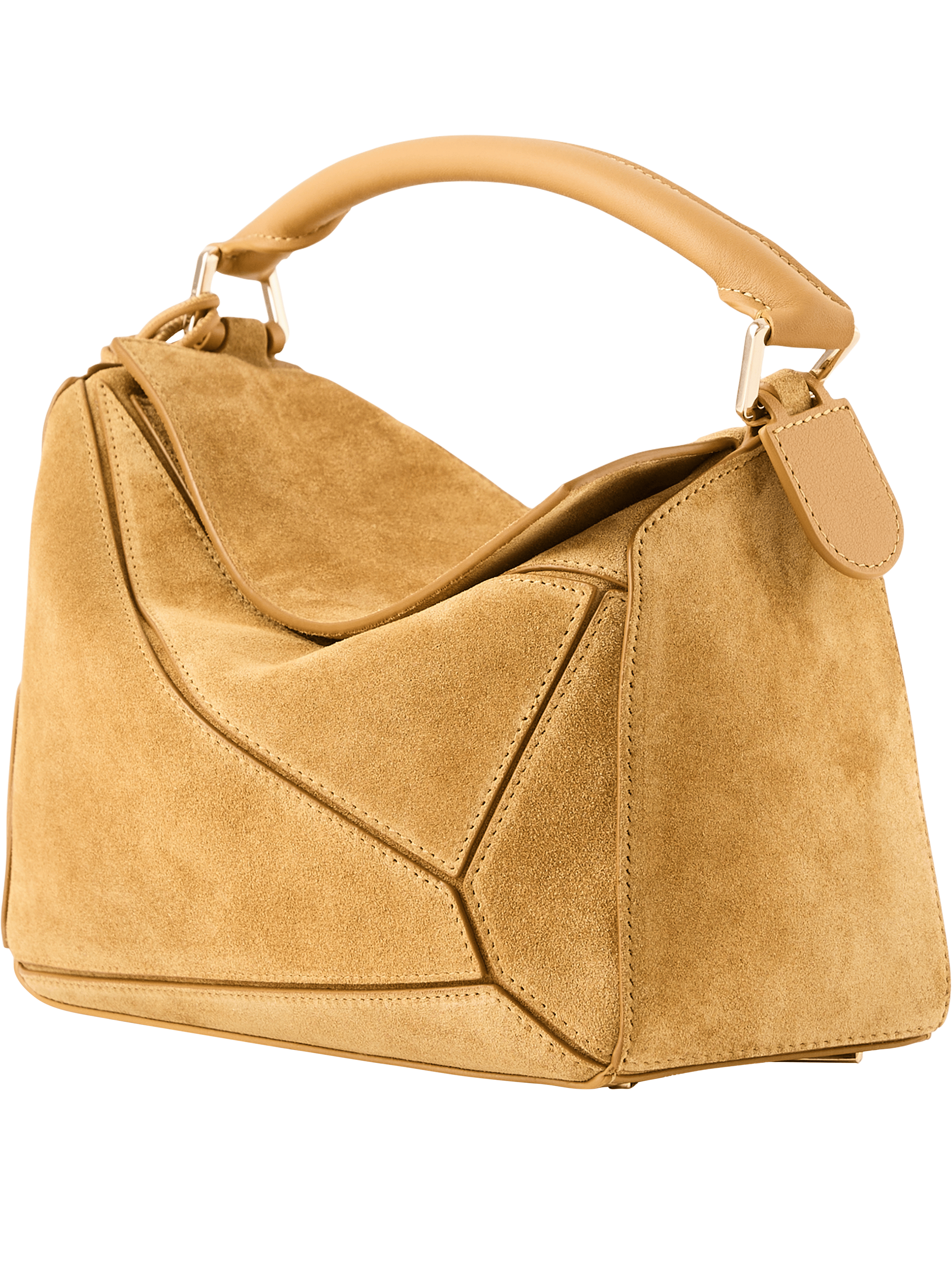 LOEWE Handtasche 'Puzzle Featherlight Small' Ochre, Frontansicht – UNGER.DE