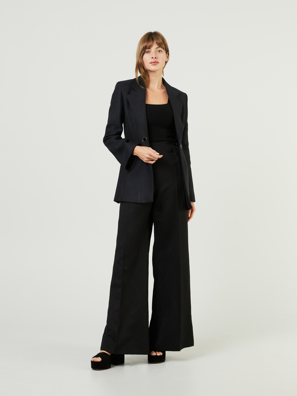 Wollhose Schwarz