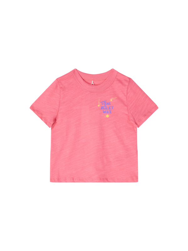 T-Shirt 'The milky way' Pink