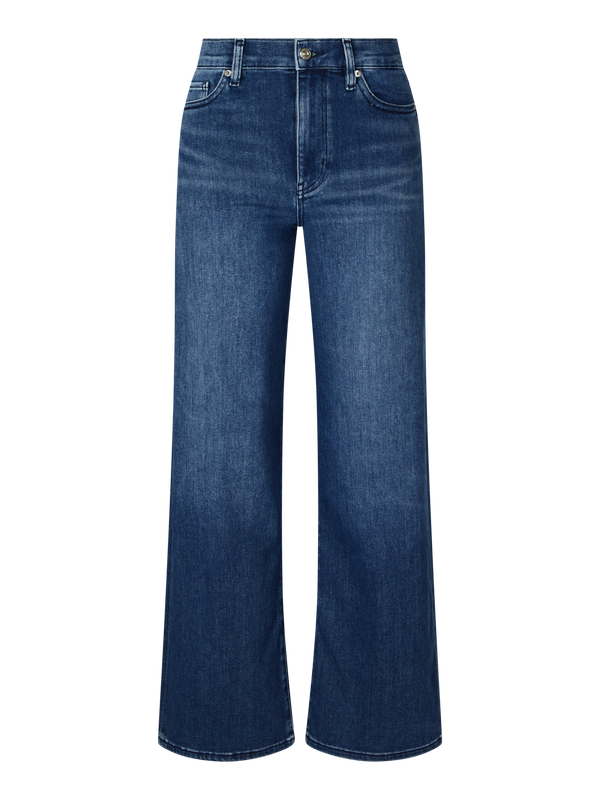 'Le Slim Palazzo' Wide-Leg Jeans – Medium Blue