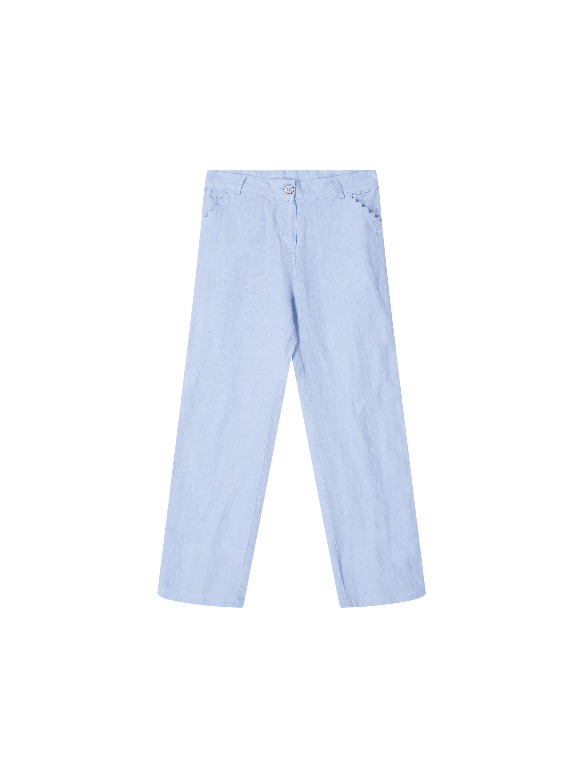 Tartine et Chocolat Leinenhose Hellblau, Produktansicht – UNGER.DE