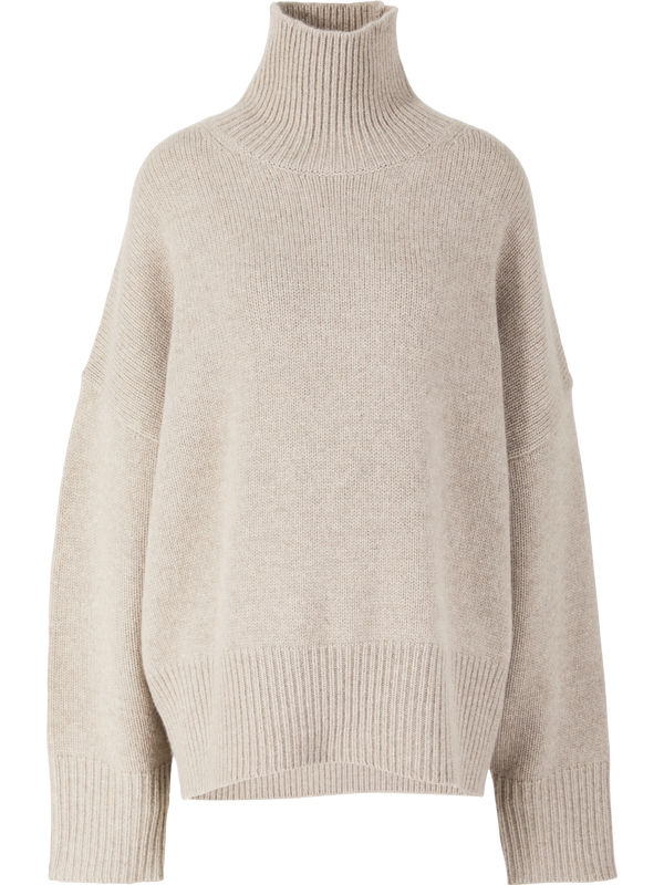 Oversized cashmere jumper with a roll neck – Hazel