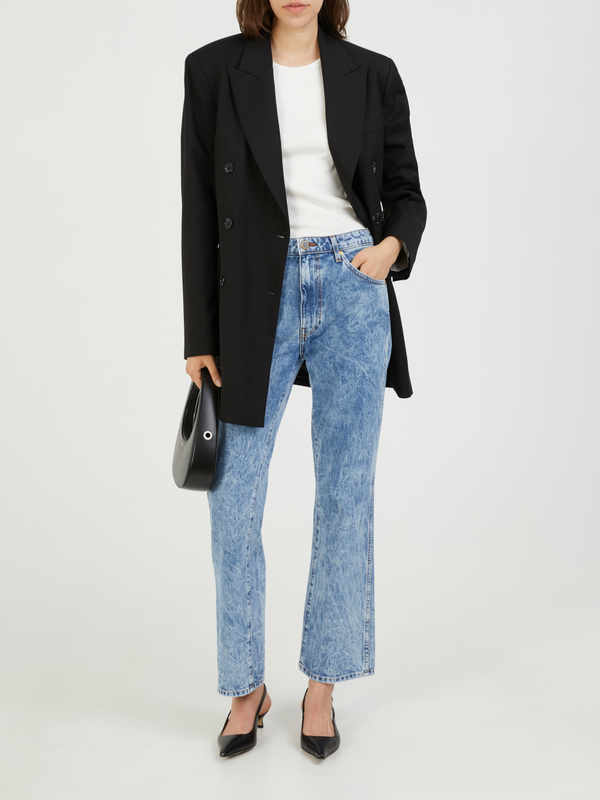 Flared-Leg Jeans 'Vivian' Eisblau