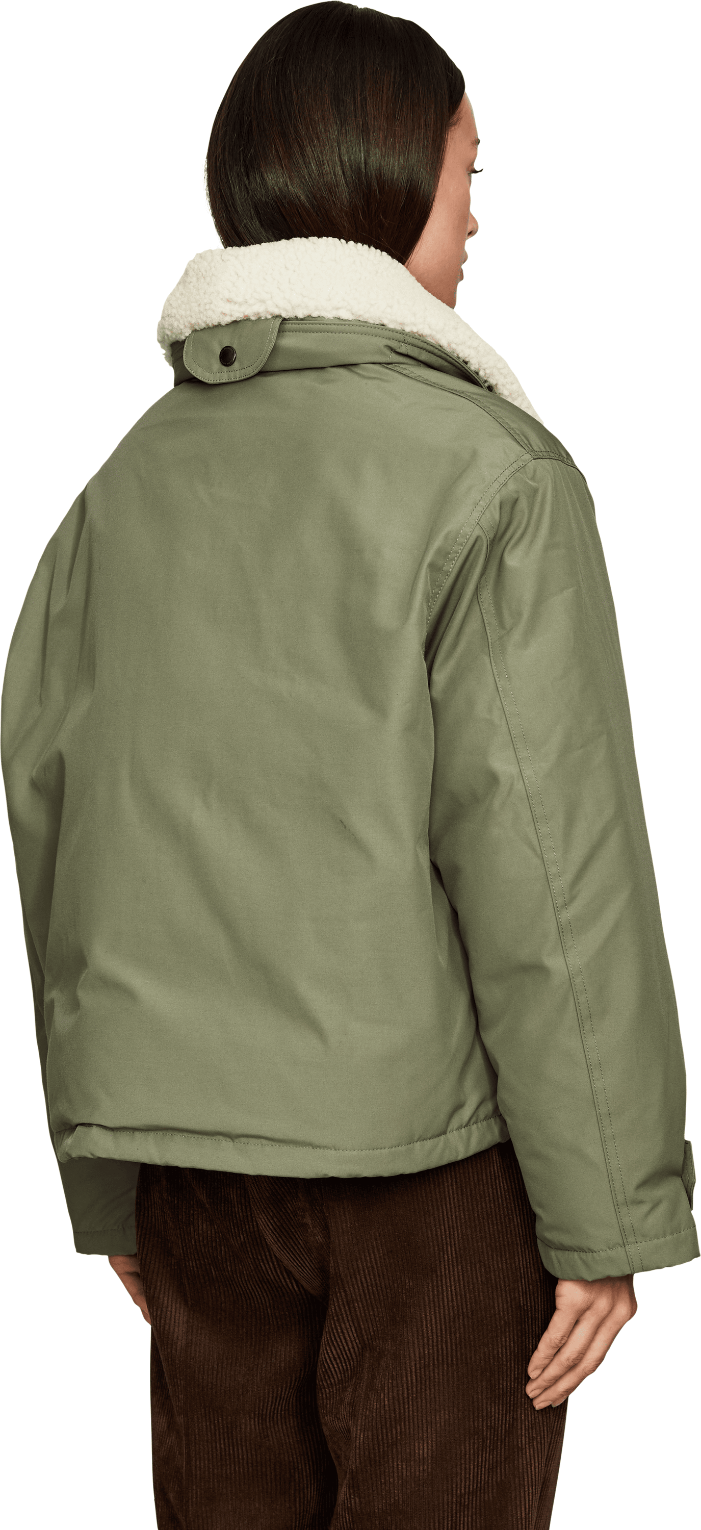Canada Goose Daunenjacke 'Scout' Khaki, Rückansicht – UNGER.DE