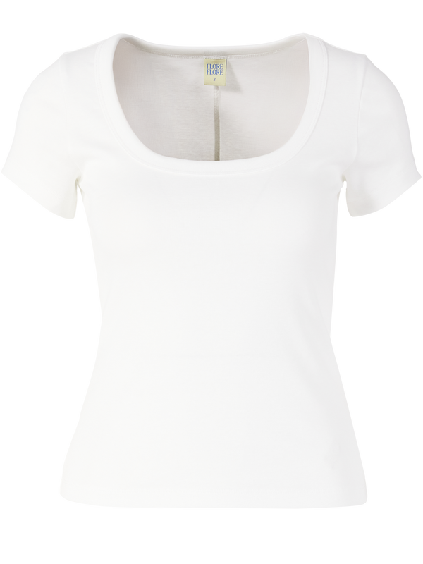 T-Shirt 'Lulu Baby Tee' Weiß