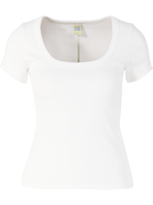 T-Shirt 'Lulu Baby Tee' Weiß