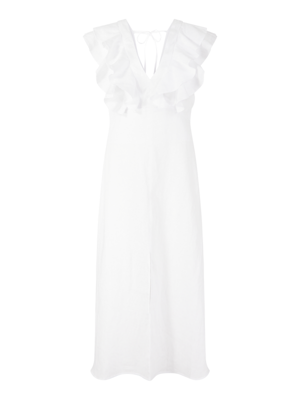 Leinenkleid 'Annukka' Weiß
