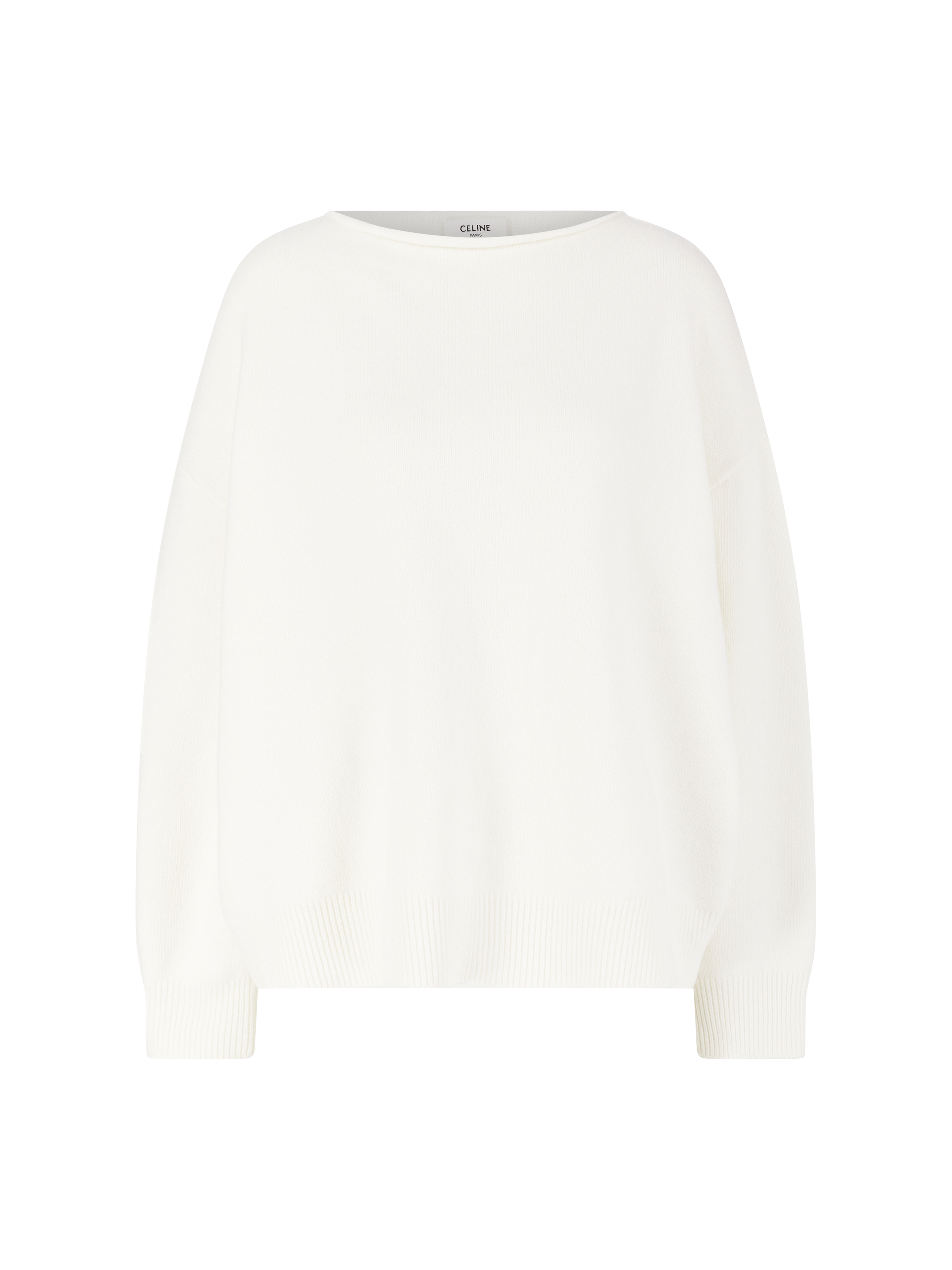 Woll-Cashmere-Pullover Weiß