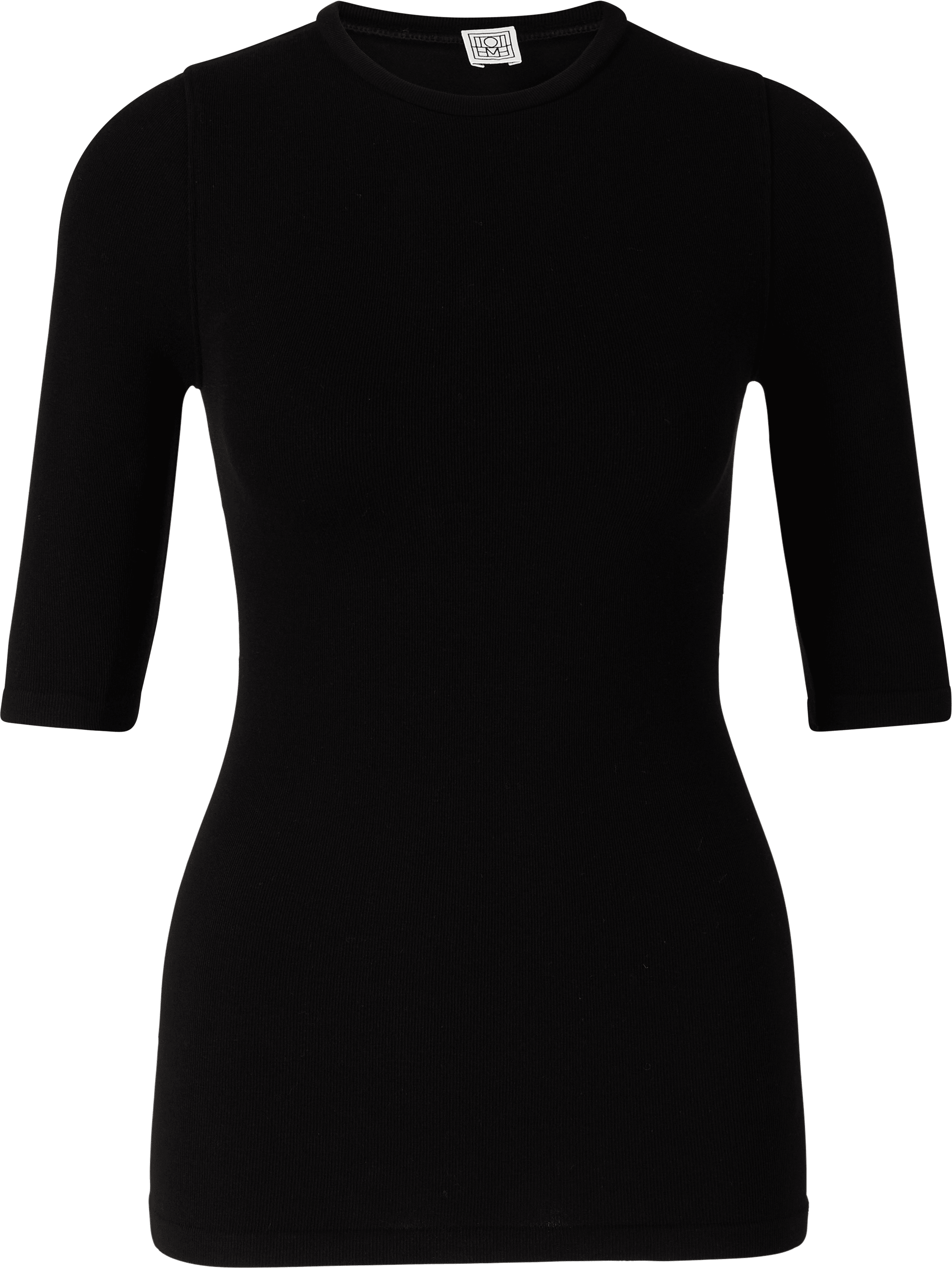 TOTEME T-Shirt 'Compact Jersey' Schwarz, Produktansicht – UNGER.DE