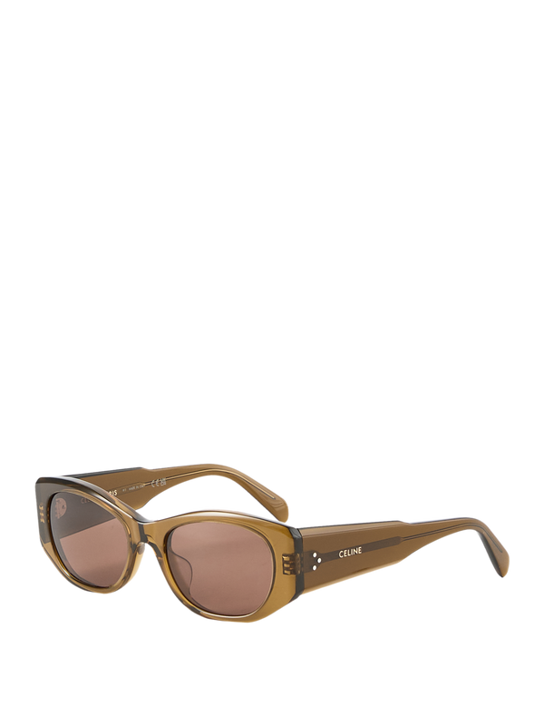 Sonnenbrile 'S329' Transparent Olive