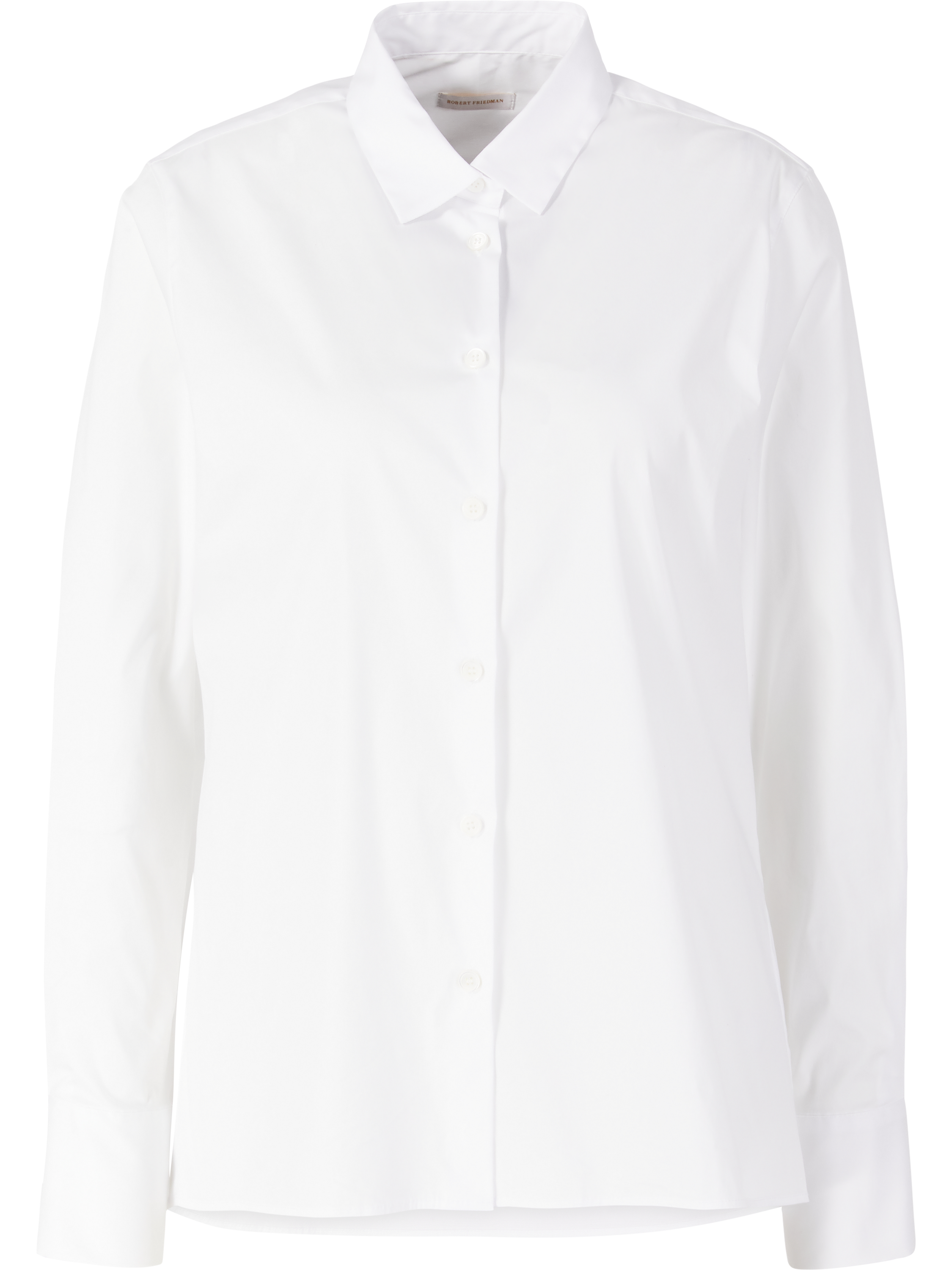 Robert Friedman Hemdbluse 'Andrea Uni' Weiß, Produktansicht – UNGER.DE