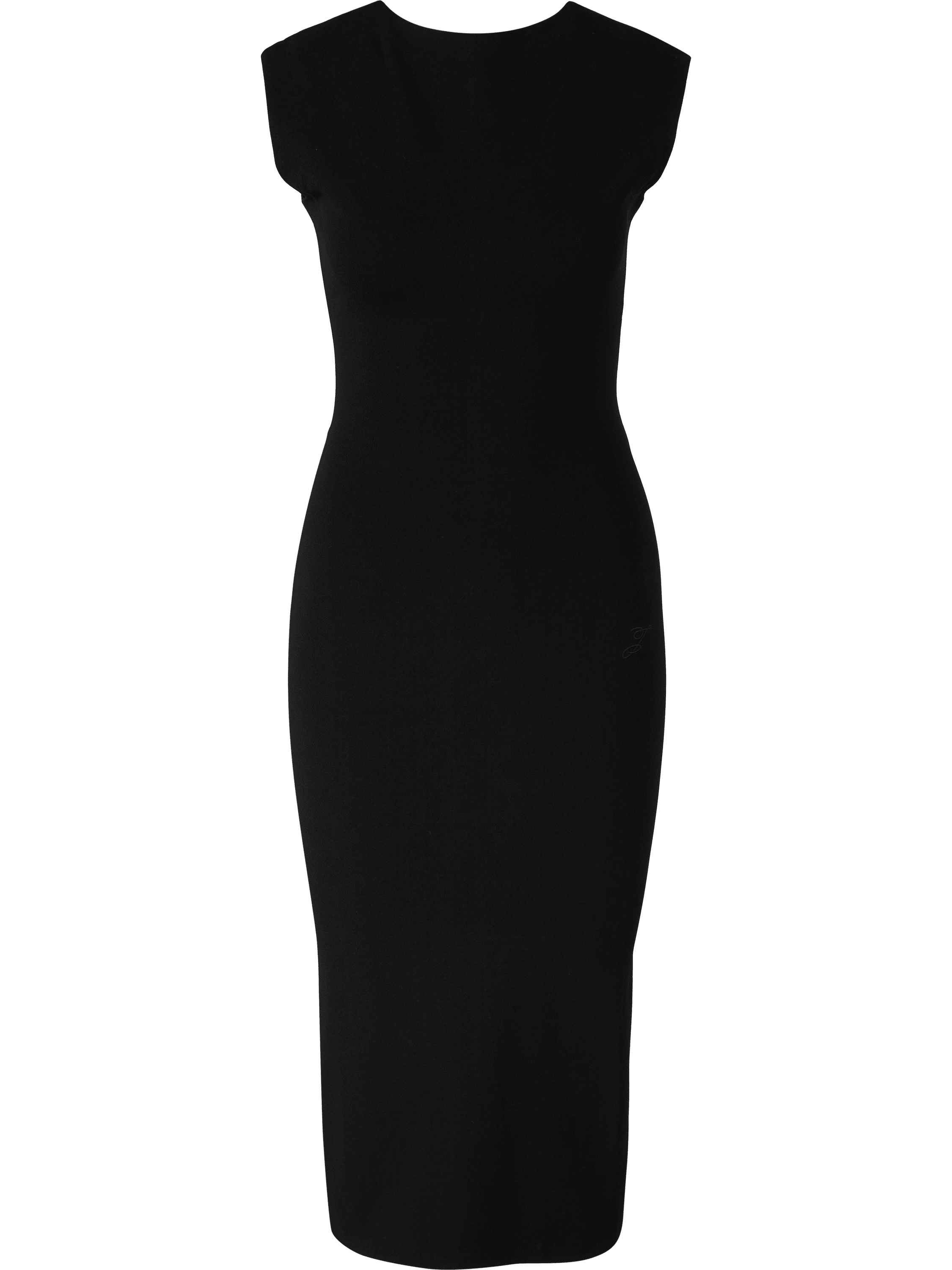 JACQUEMUS Midikleid 'La Robe Alba' Schwarz, Produktansicht – UNGER.DE