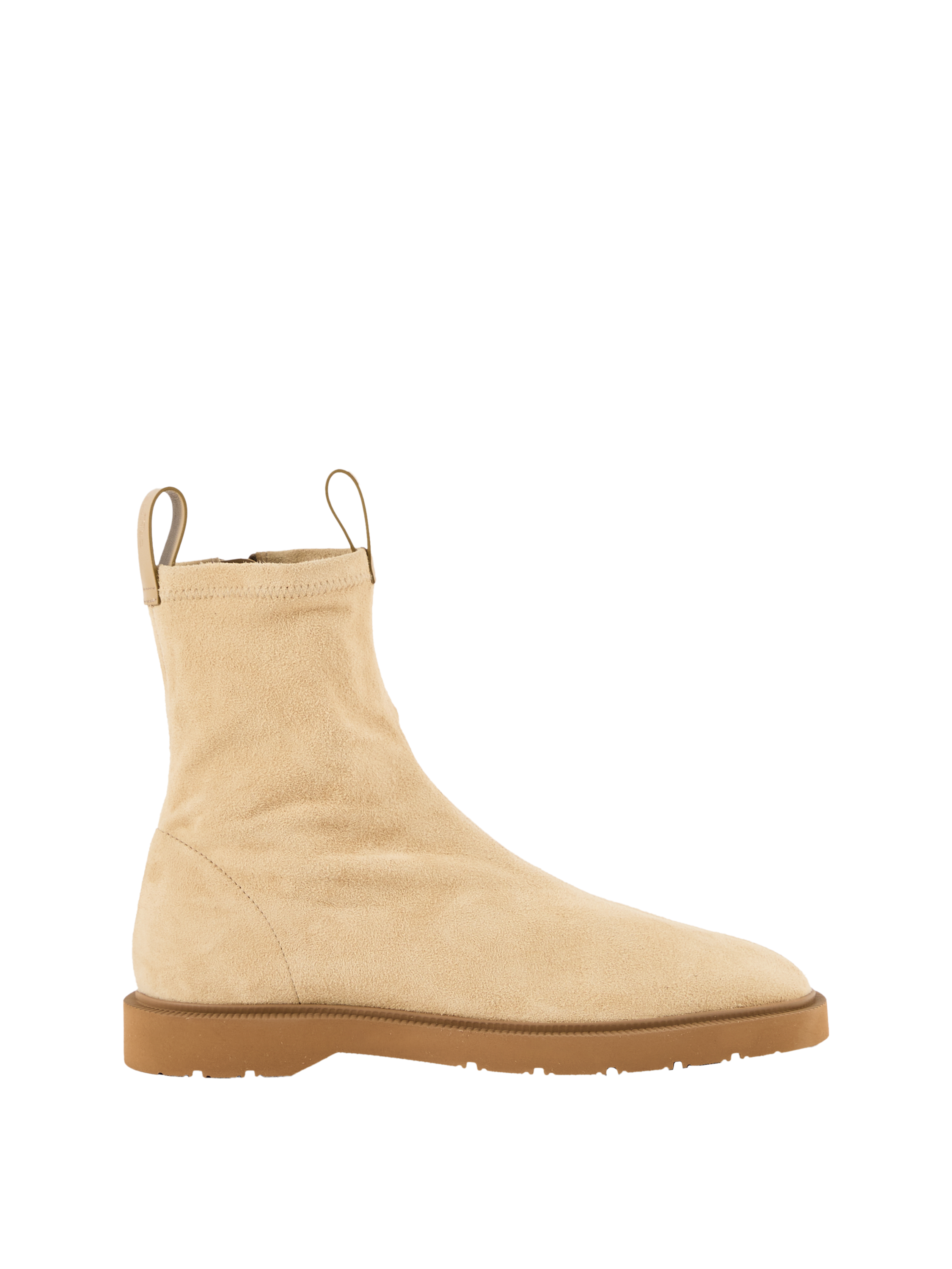 Ankle Boots 'Flow' aus Lammleder Beige