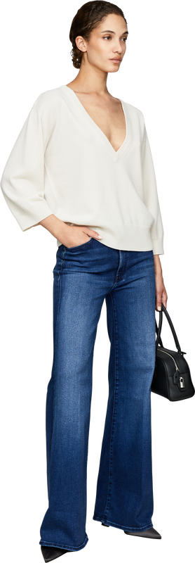 Cashmere-Pullover 'n°491 Pearl' Bone