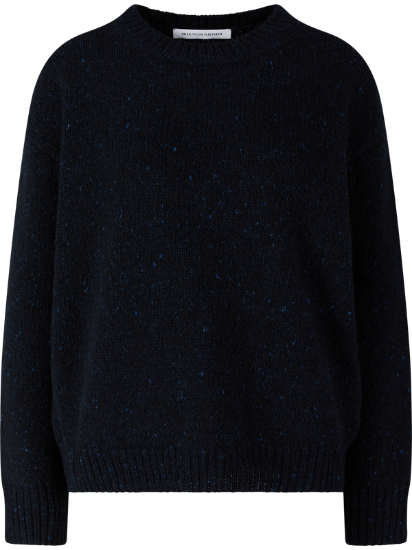 Oversize Woll-Cashmere-Pullover ‘Terenza' Navy