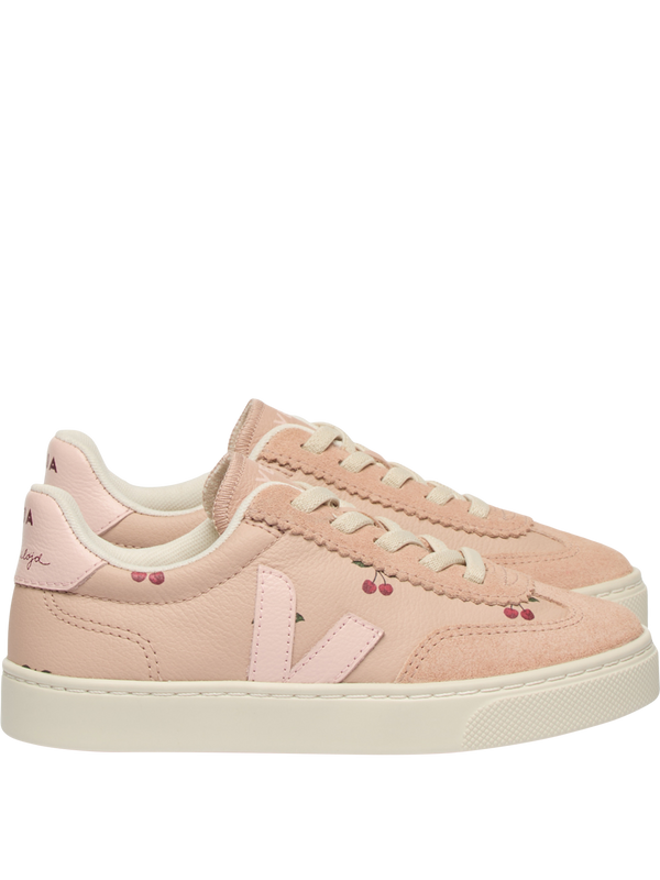Veja x Konges Sløjd Leder-Sneaker 'Volley' Rosé