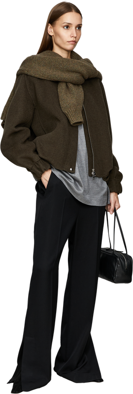 Blousonjacke 'Cordan' aus Schurwolle Khaki
