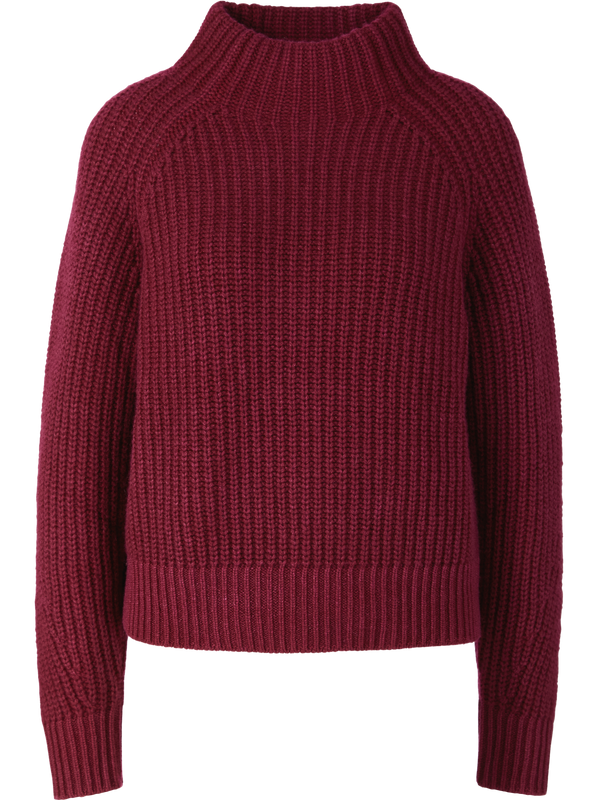 'Bardelia' Ruby Stonewashed Cashmere Jumper