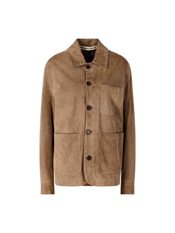 Velourslederjacke 'Julian' Cognac