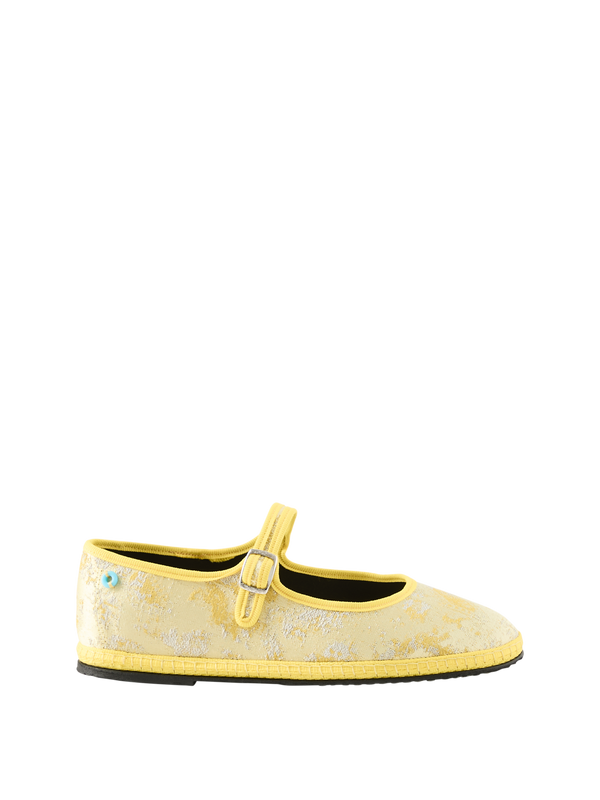 Slipper 'Mary Jane Rubelli' Gelb