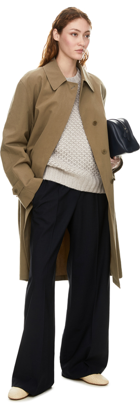 Cashmere-Seidenpullover 'Aurelline' Gravel