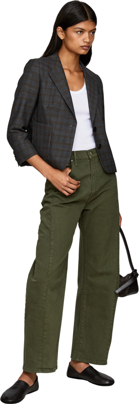 Karierter Blazer 'Bamis' Braun