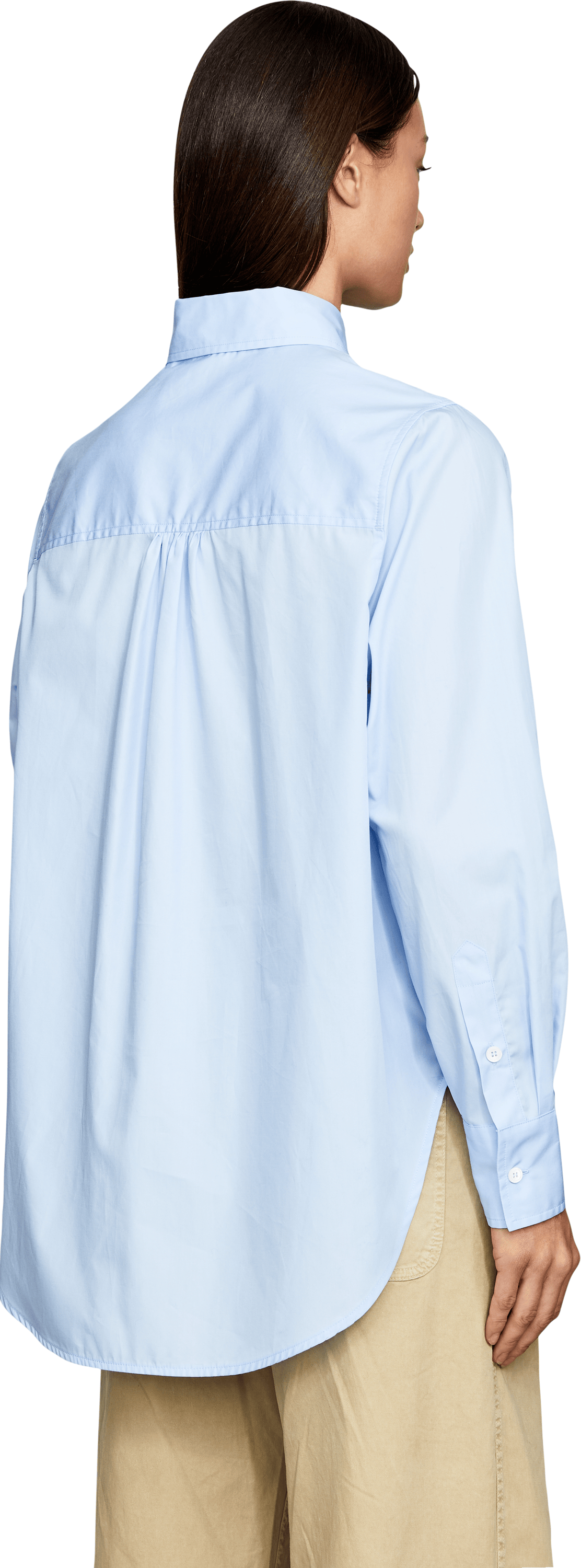 Robert Friedman Hemdbluse 'Mel' Hellblau, Rückansicht – UNGER.DE