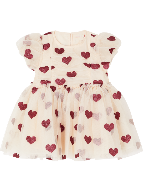 'Tullie' dress in rosé tulle