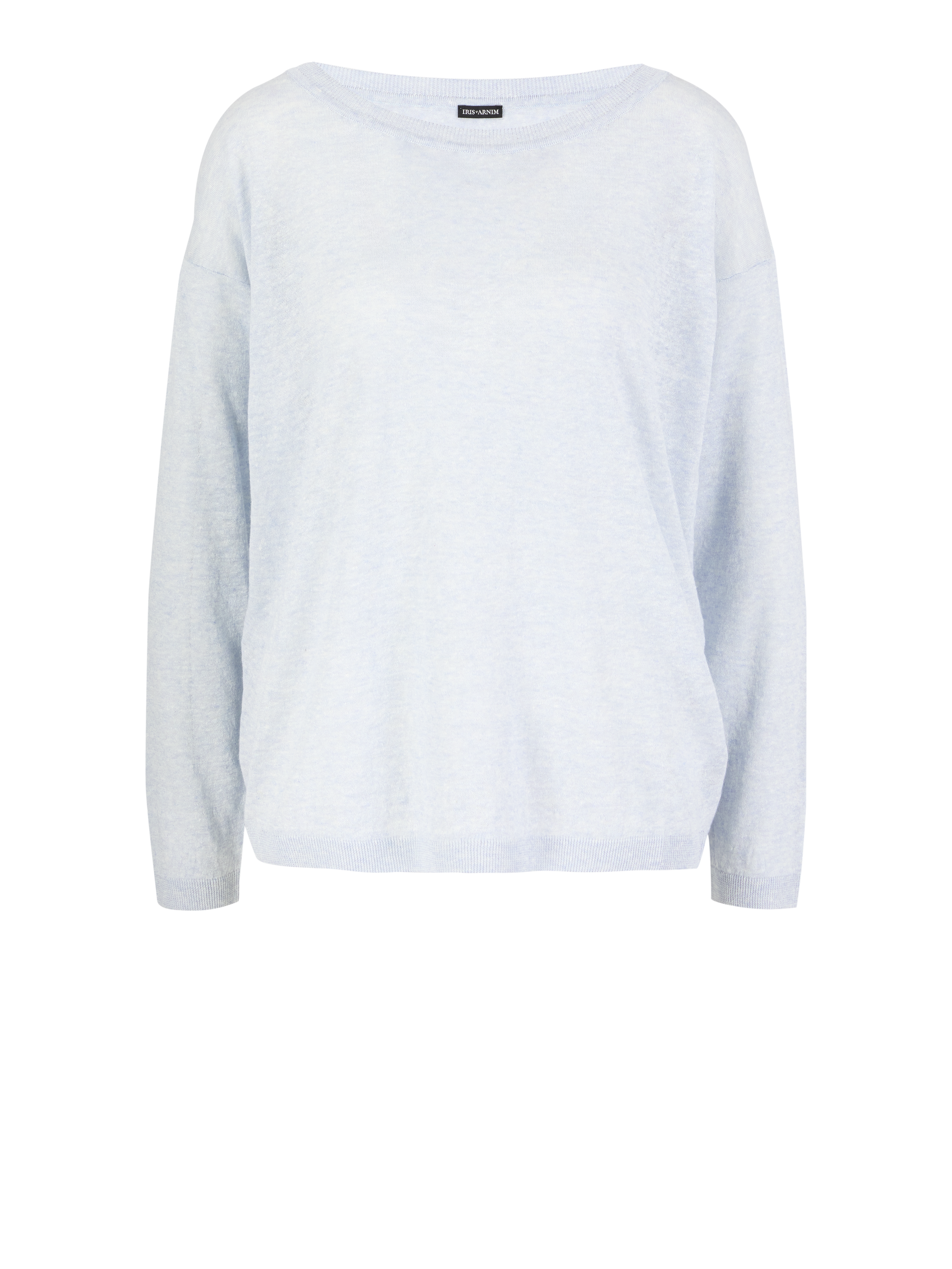 Linen-cotton sweater 'Valena' Sky