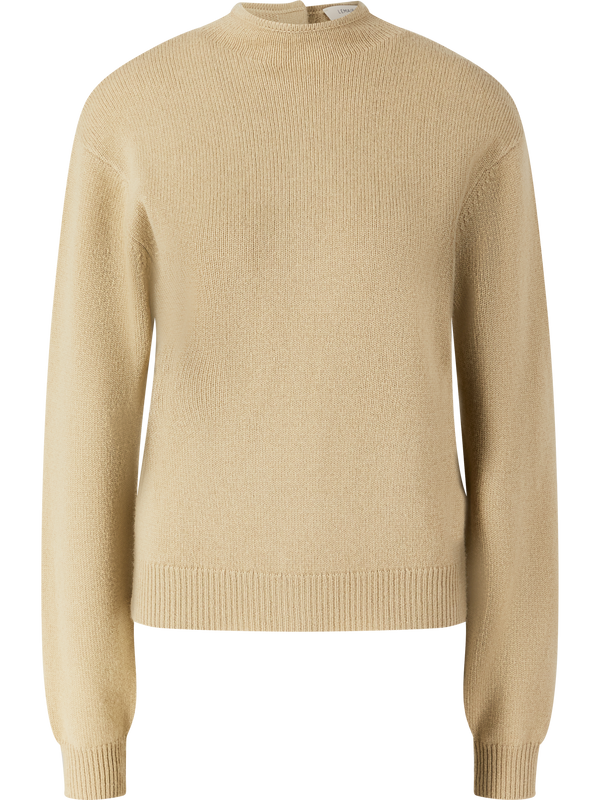 Wendbarer geknöpfter Pullover aus Cashmere Linden