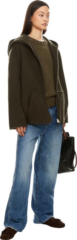 Cashmere-Pullover 'Gemma' Olivgrün