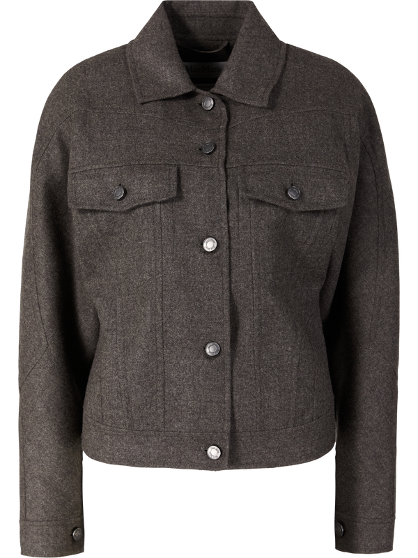 Jacke 'Rapace' aus Schurwolle Grau