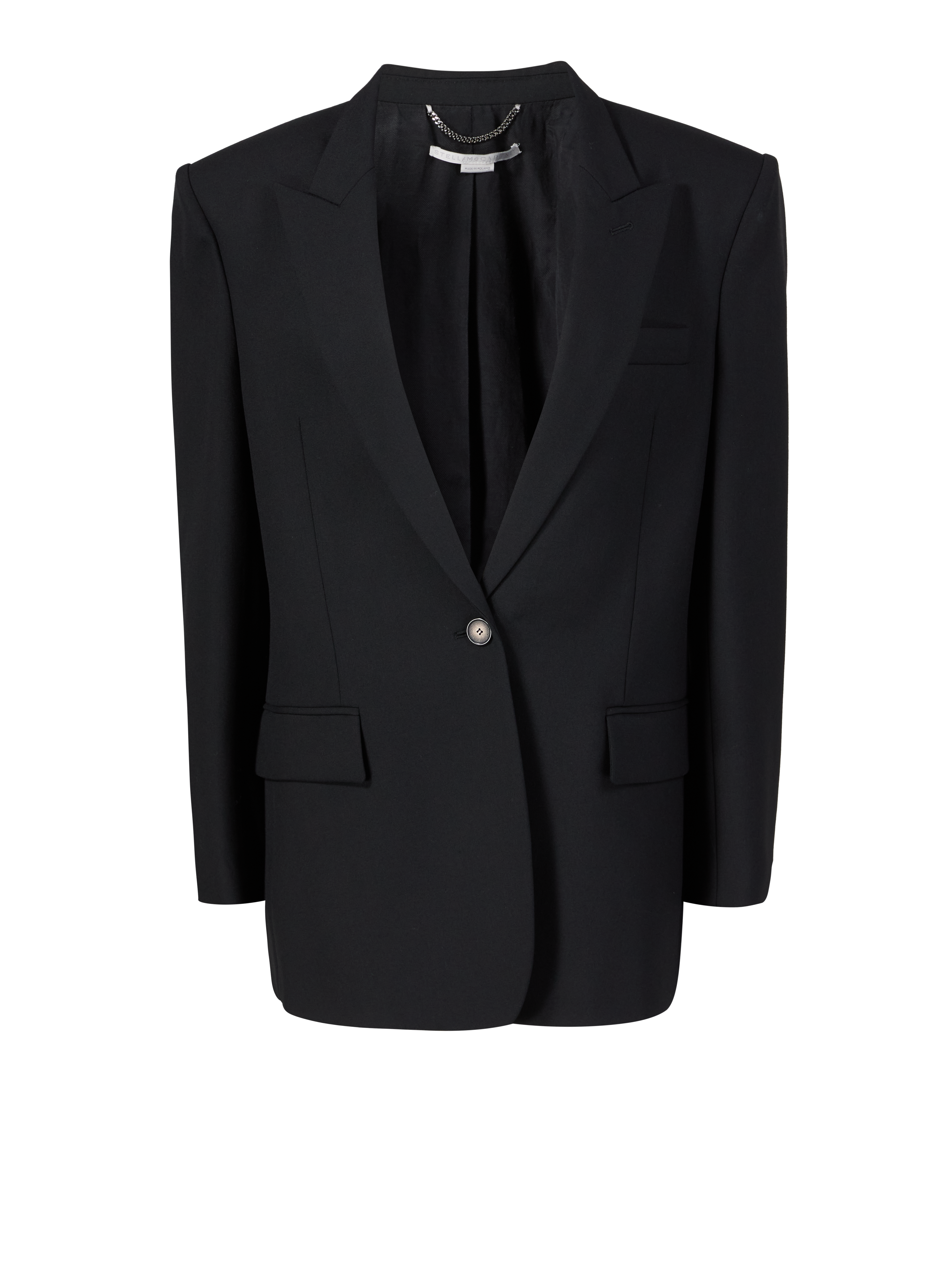 Oversized Wollblazer Schwarz