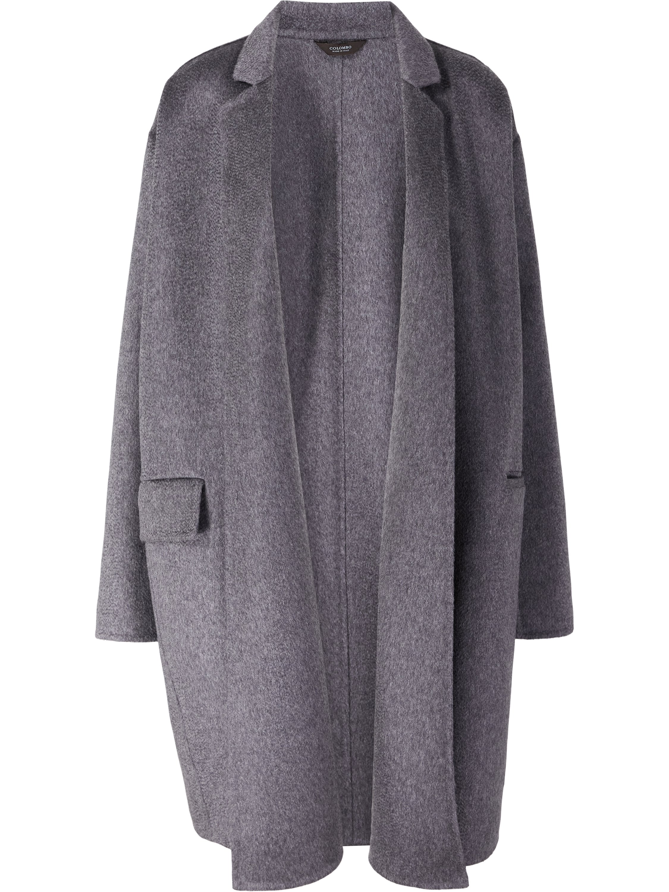 Colombo Cashmere-Mantel Grau, Produktansicht – UNGER.DE